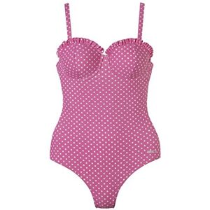 Beco Baby Carrier Beco Beco Damen Badeanzug-Rock-a-Bella Swim Chic, Pink/Weiß, 36