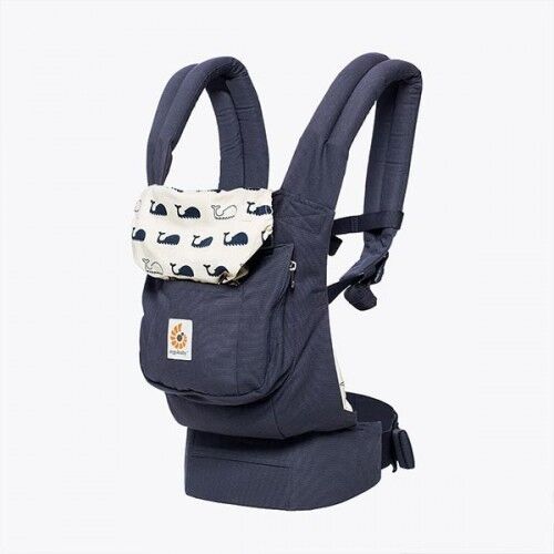 ERGOBABY Mochila Portabebés ERGOBABY Original de 3 Posiciones Ballenas Marinas