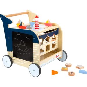 small foot® Chariot de marche enfant baleine bois