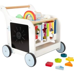 small foot® Chariot de marche enfant éléphant bois