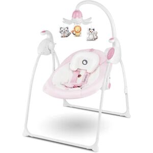 lionelo Transat balancelle bebe Robin rose