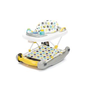 fillikid Trotteur youpala bebe pois jaune/gris