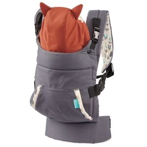 Infantino Porte-bebe dorsal ventral Cuddle Up ergonomique capuche renard