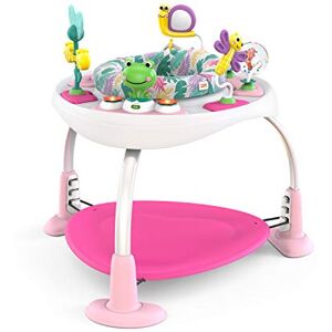 Bright Starts , 2en1 Siège Sauteur / Table d'Activités Bounce Bounce BabyPlayful Pond, 7 Jouets D'activité, Évolutif Trotteur, Hauteur Réglable, Siège Pivotant à 360 °, vert, à partir de 6 mois - Publicité