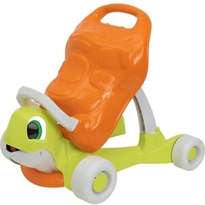 Chicco Tortue Aide à la Marche 2en1 Eco +, Trotteur et Porteur, Idéal pour Apprendre à Marcher, Fait en Plastique Recyclé, Fabriqué en Italie, Idée Cadeau, Trotteurs et Porteurs pour Bébés 9-36 Mois - Publicité