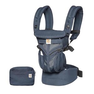 Ergobaby Porte-bébé, maille Omni 360 Cool Air Mesh à 4 positions pour nouveau-né et tout-petit (0-4 ans), porte-enfant et sac à dos ergonomiques, bleu nuit - Publicité