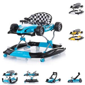 Chipolino Trotteur 4 en 1 Racer, réglable, bascule, centre d'activités, coloris:bleu - Publicité