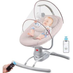 LIFEZEAL Balancelle Bebe Electrique, Transat Bebe 0-6 Mois