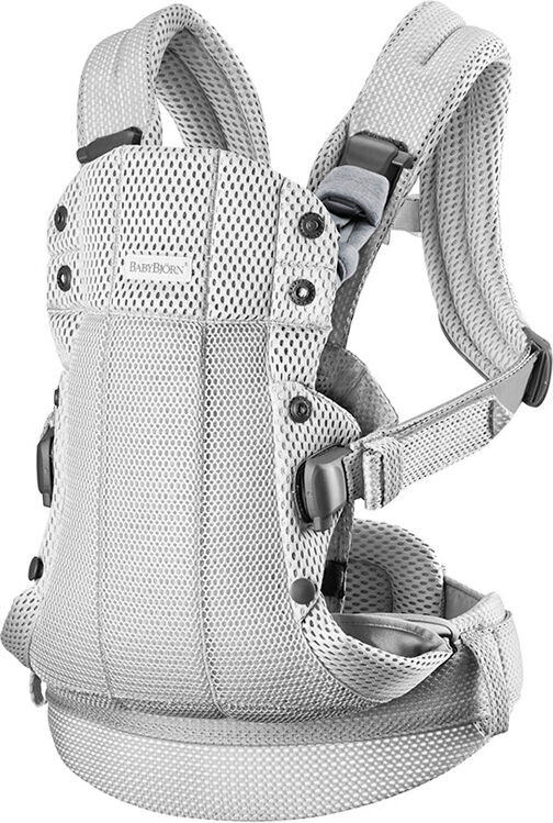 BabyBjörn Porté bébé Harmony tissu Mesh 3D argent Gris 32x29x13cm