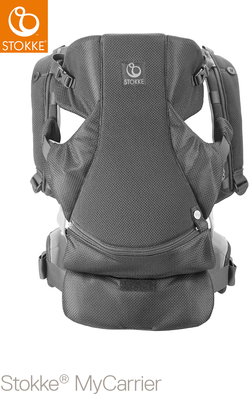 STOKKE Μάρσιπος Stokke MYCARRIER Front GREY Grey Mesh