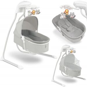 Lionelo Altalena e Dondolo Musicale 3 in 1 HENNY GREY DOVE