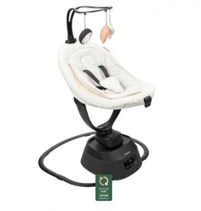 Babymoov Altalena Elettrica con Telecomando SWOON EVOLUTION CURL WHITE