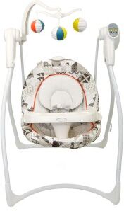 Graco Altalena Elettrica Lovin Hug Patchwork Grey