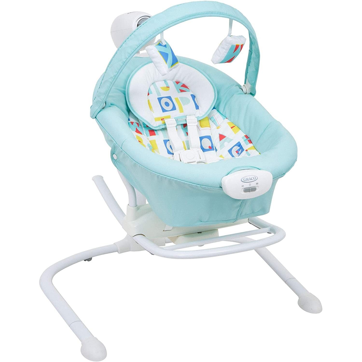 Graco Altalena Sdraietta Graco Duet Sway 2 in 1 Block Alphabet