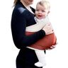 Kripyery Babycomfort Baby bootst baarmoeder na Luchtig gevoel voor reizen Voorknuffel Geïntegreerde multifunctionele moederlijke babyriem Wit & Oranje S