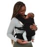 Beco Baby Carrier Beco Gemini draagzak voor pasgeborenen tot peuter 100% katoenen babydraagzak, draagzak voor baby's, draagzak voor baby's met verstelbare stoel, ergonomische draagzak 7-35 lbs (Metrozwart)