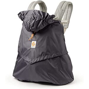 Wcrwchar Ergobaby Windcover and Raincover, wind protection and rain protection for all Ergobaby baby carriers, water-repellent cover, Charcoal