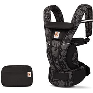 Bcz360ponyxblm Ergobaby Omni Breeze Carrier for Newborns, from Birth to 20.4 kg, 4 Positions, SoftFlex Mesh, Ergonomic Baby Front-Inward and Back Carry Position, Onyx Blooms