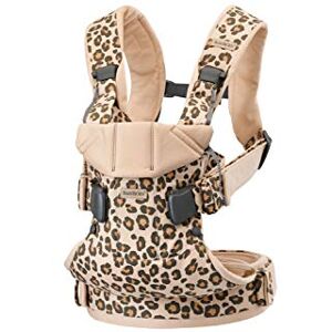 BabyBjörn Baby Carrier One, Cotton, Beige/Leopard