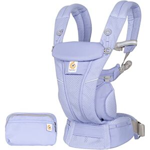 Bcz360pblulav Ergobaby Omni Breeze Carrier for Newborns, from Birth to 20.4 kg, 4 Positions, SoftFlex Mesh, Ergonomic Baby Front-Inward and Back Carry Position, Blue Lavender