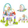 Casart 4-in-1 Baby Bouncer Activity Center Bouncing Activity Saucer & Activity Table