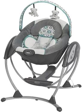 Graco Glider LX Portable Gliding Baby Swing, Multicolor