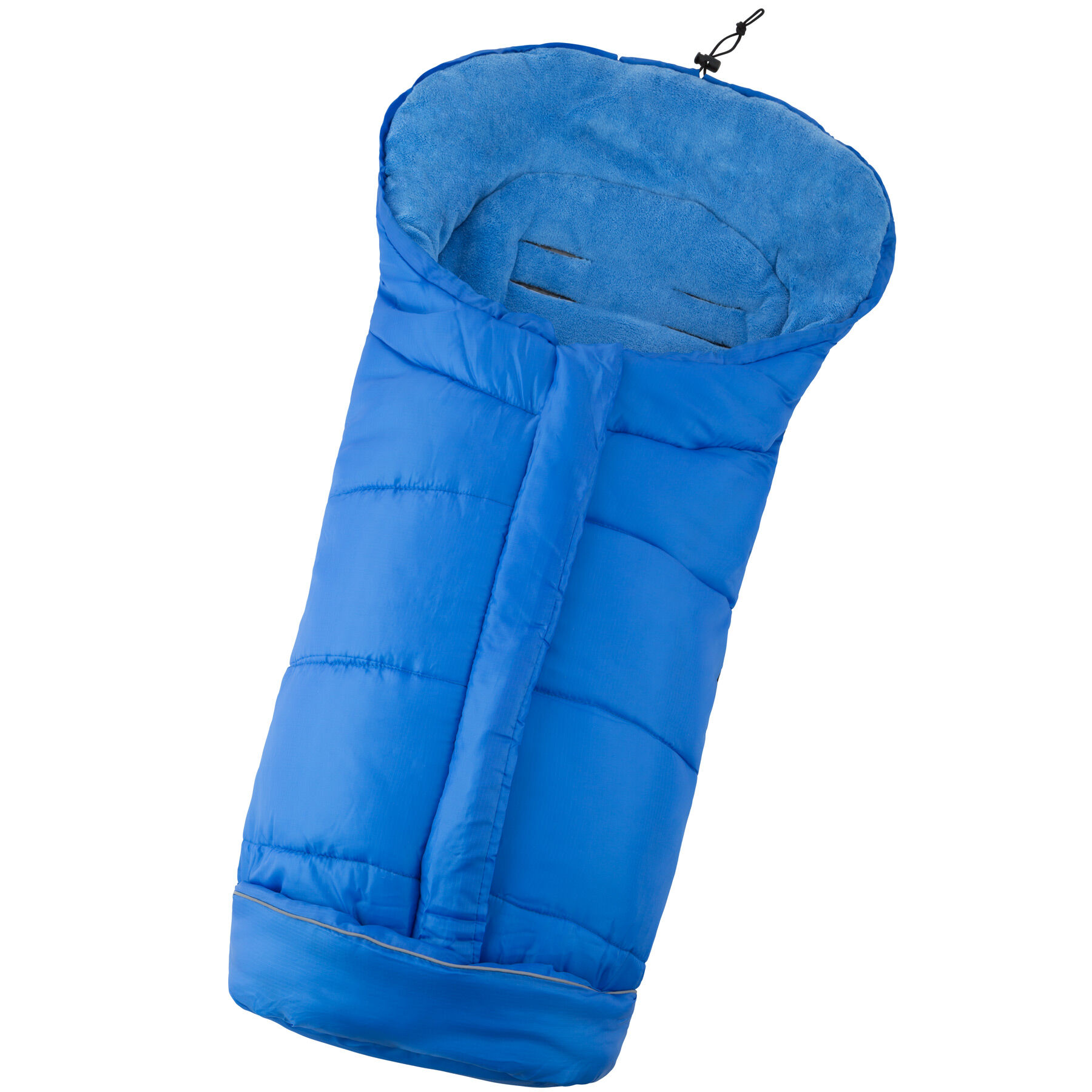 tectake Fußsack mit Thermofüllung - blau