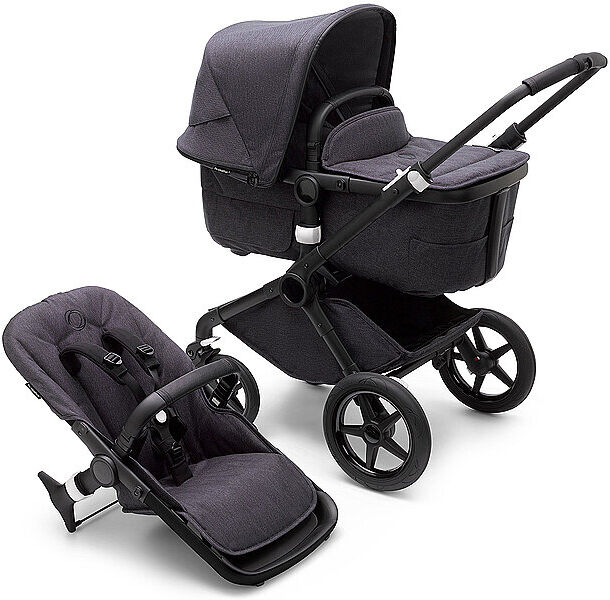 Auf Lager BUGABOO Kombikinderwagen Fox3 Mineral Komplett Set Schwarz / Schwarz 8717447143116 schwarz EG