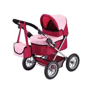 Bayer Puppenwagen »Trendy, Prinzessin rot/rosa«, inkl. Wickeltasche Rot/Rosa/Prinzessin