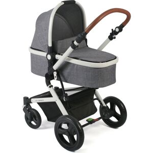 CHIC4BABY Kombi-Kinderwagen »Passo, Melange Grau«, 15 kg, ; Kinderwagen Melange Grau