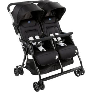 Chicco Zwillingsbuggy »OHlalà Twin, Black Night«, 15 kg, Zwillingskinderwagen Black Night