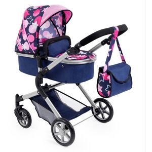 Bayer Kombi-Puppenwagen »City Neo, Blau« Blau/Pink/Rosa