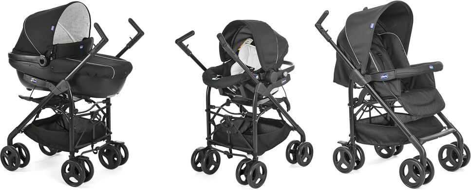 Chicco Kombi-Kinderwagen Trio Sprint SCHWARZ