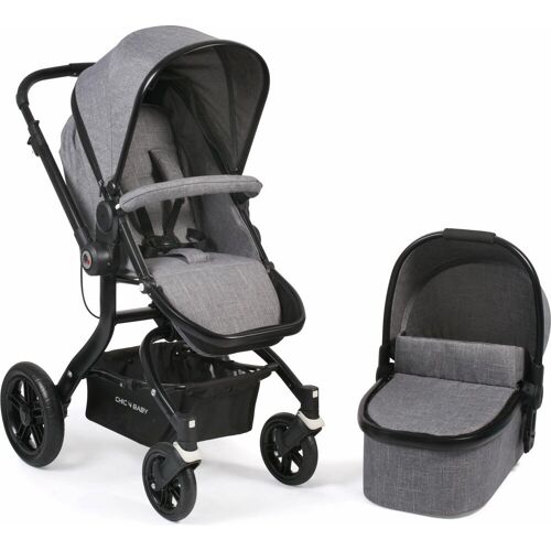 Kombi-Kinderwagen CHIC4BABY "Tano, grau" grau Baby Kinderwagen Kombikinderwagen