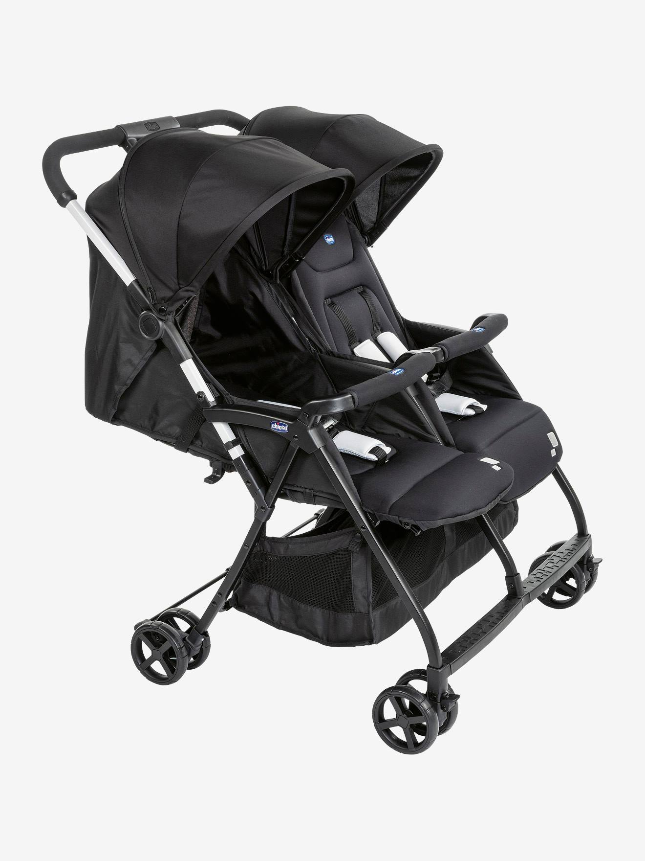 Chicco Zwillings-Kinderwagen „OHlalà Twin" CHICCO® black night