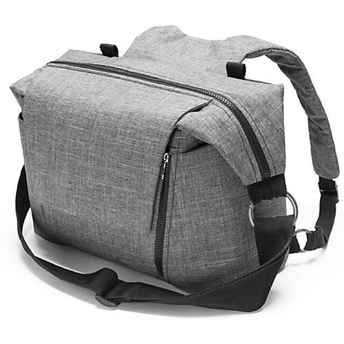 Stokke® Changing bag, Black Melange schwarz/grau