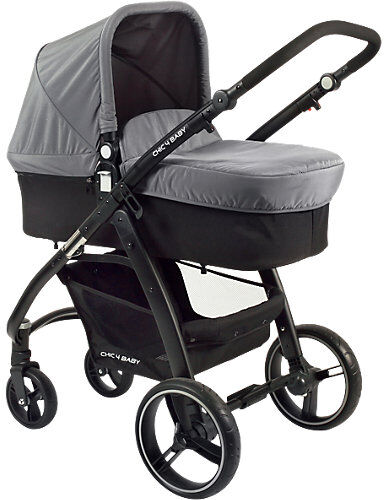 Chic 4 Baby Kombi Kinderwagen Volare, grau/schwarz schwarz/grau