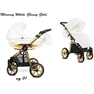 Babyactive Mommy Glossy ​Mommy Glossy White Barnvagn - Gold