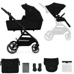 KinderKraft Klapvogn - Yoxi 2In1 Pure Black