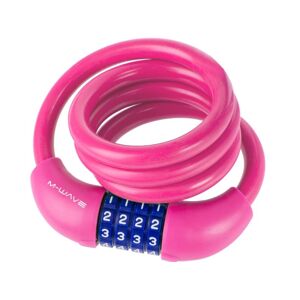 M-Wave Code Pink Spirallås, 100cm - Pink