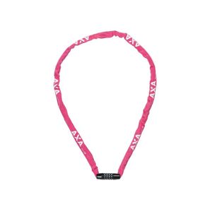 AXA Rigid Code Pink Kædelås, 120cm - Pink