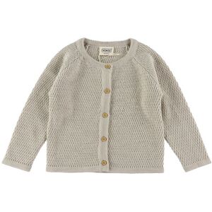 Voksi Cardigan - Uld - Seashell Sand - Voksi - 74/80 - Cardigan