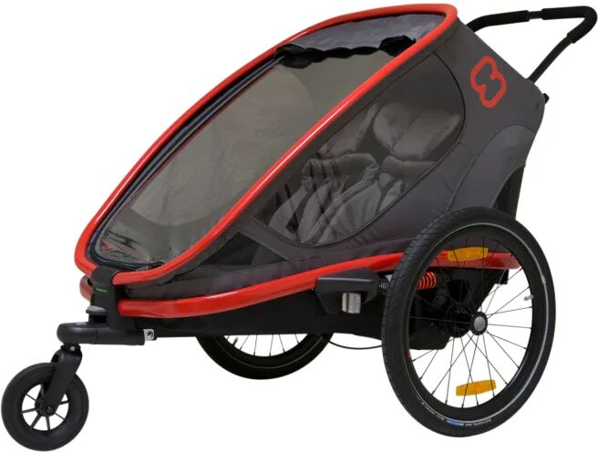 Hamax Outback Incl. Bicycle Arm & Stroller Rød Rød OneSize