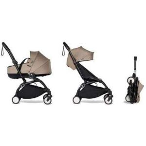 BABYZEN YOYO2 SILLA DUO + CHASIS NEGRO CON BASSINET + PACK +6 MESES