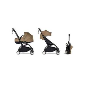 BABYZEN YOYO2 SILLA DUO + CHASIS NEGRO CON BASSINET + PACK +6 MESES