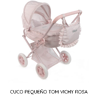 La Nina CARRITO PEQUEÑO TOM VICHY ROSA 75639