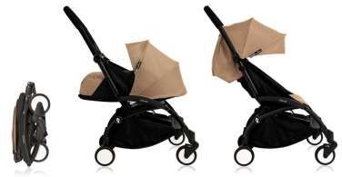 BABYZEN YOYO SILLA DUO + CHASIS NEGRO CON PACK RECIEN NACIDO + PACK