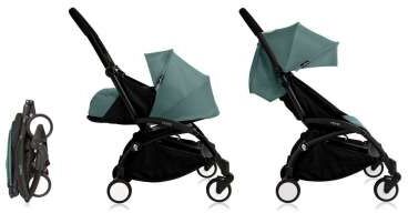 BABYZEN YOYO2 SILLA DUO + CHASIS NEGRO CON PACK RECIEN NACIDO + PACK