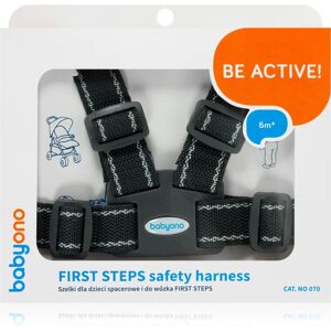 BabyOno Be Active Safety Harness First Steps accessoires cheveux pour enfant Black 6 m+ 1 pcs - Publicité