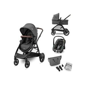 Maxi-Cosi Poussette 3 en 1 Zelia S trio iSize - 4 roues - Gris foncé - Publicité